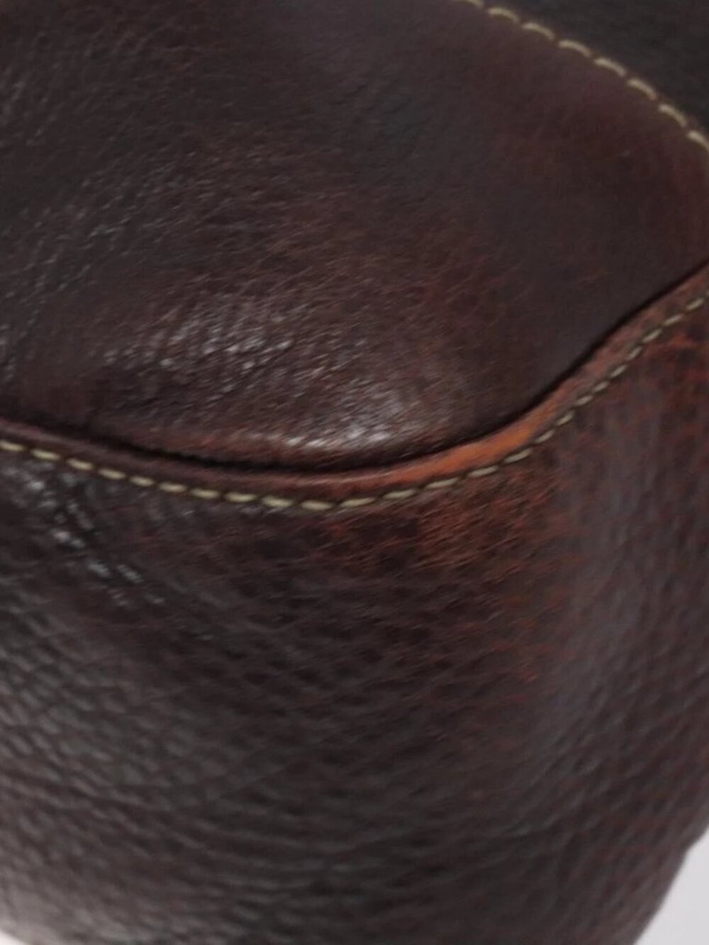 GUCCI Shoulder Bag Leather Brown Silver 247400 - Picture 4 of 16